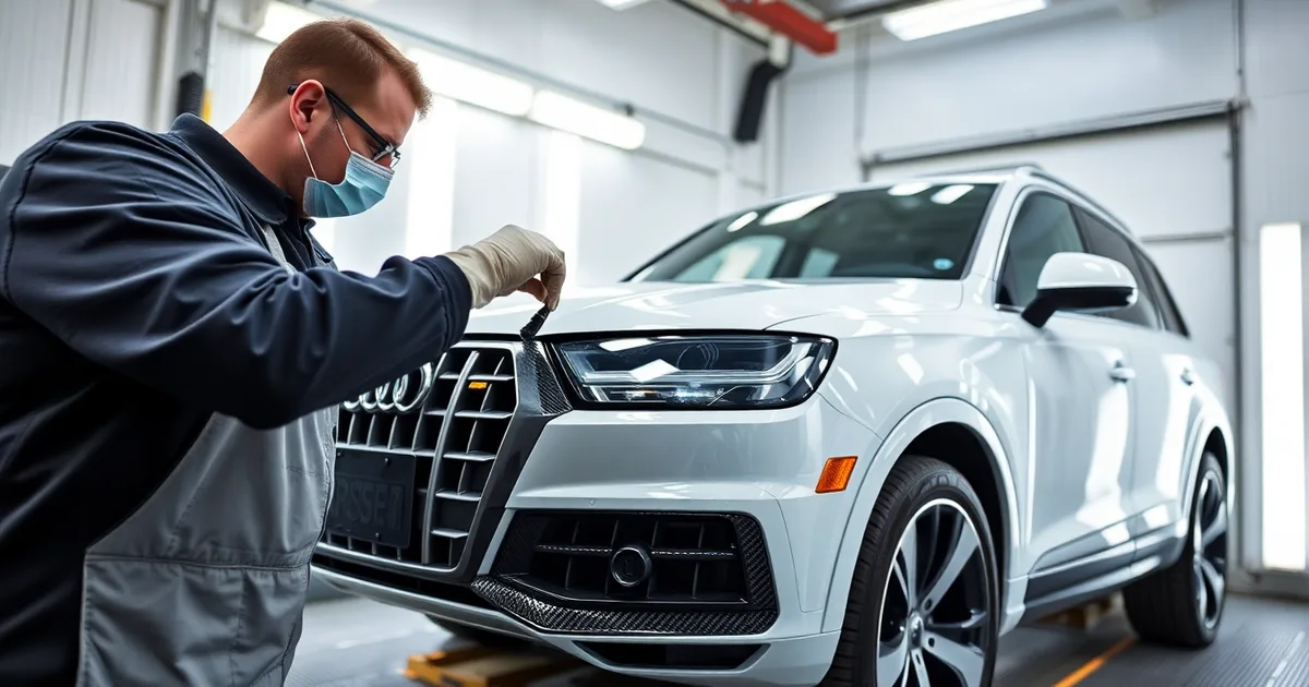 Audi Q7 Carbon Fiber Parça Boyama Onarımı Nasıl Yapılır? 2026