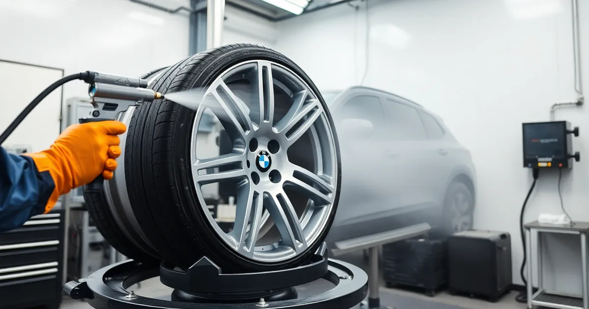 BMW iX xDrive50 Çelik Jant Powder Coating Nasıl Yapılır? 2026