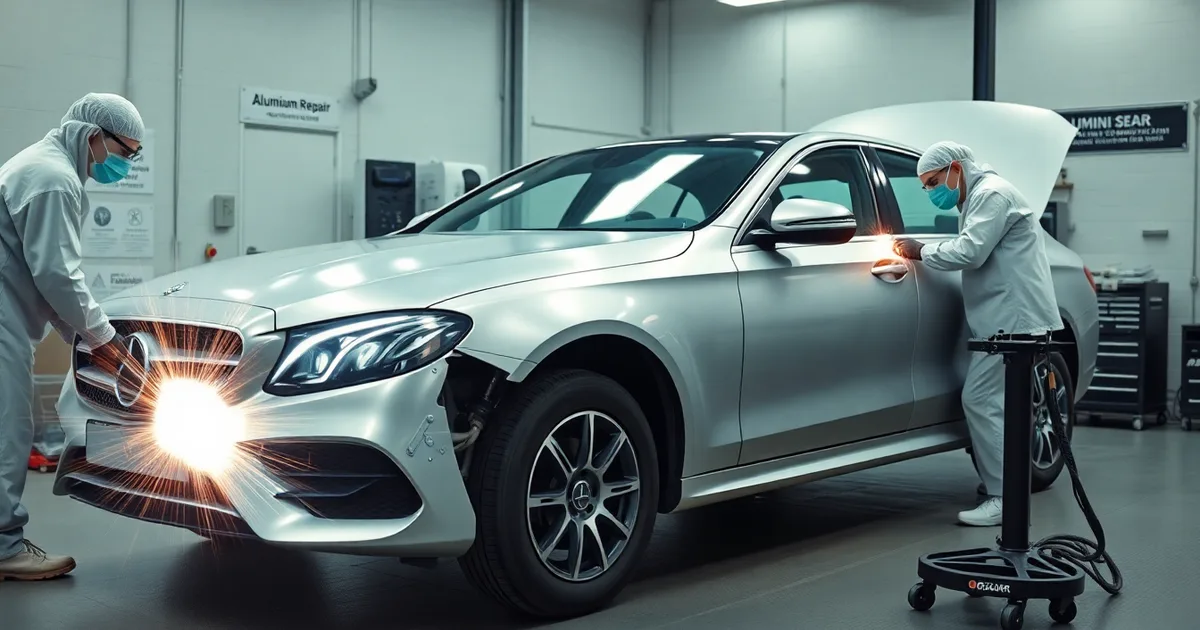 Mercedes E-Class W213 Alüminyum Kaporta Onarımı Nasıl Yapılır? 2026